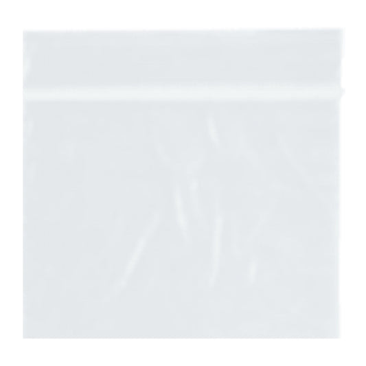 Reclosable Bag 2 X 2 Inch Plastic Clear Zipper Closure, Packaging Type- Case