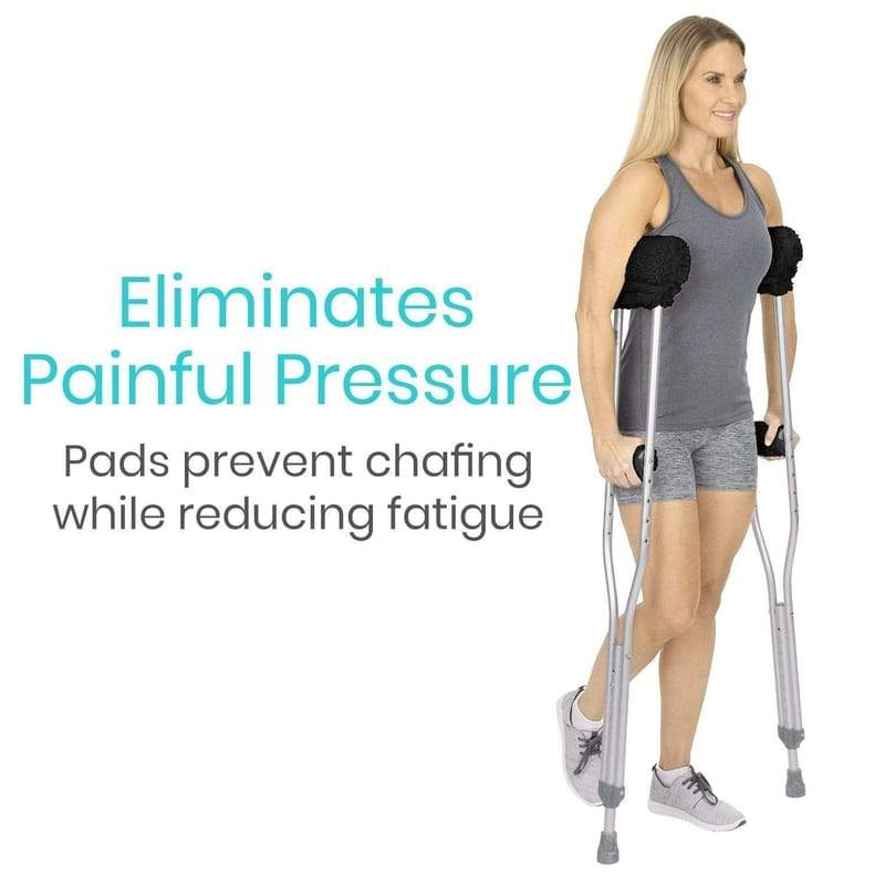 Sheepskin Crutch Pads - pads-for-crutches