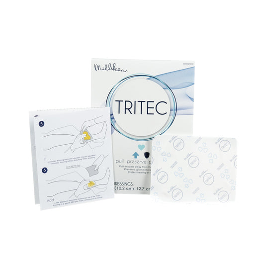 Wound Contact Layer Dressing Tritec™ 4 X 5 Inch Sterile, Packaging Type- Each