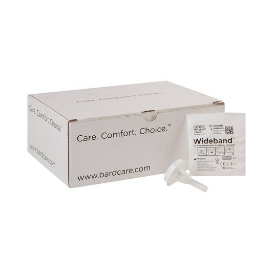 Male External Catheter Wide Band Self-Adhesive Band Silicone Medium,  Packaging Type- Each