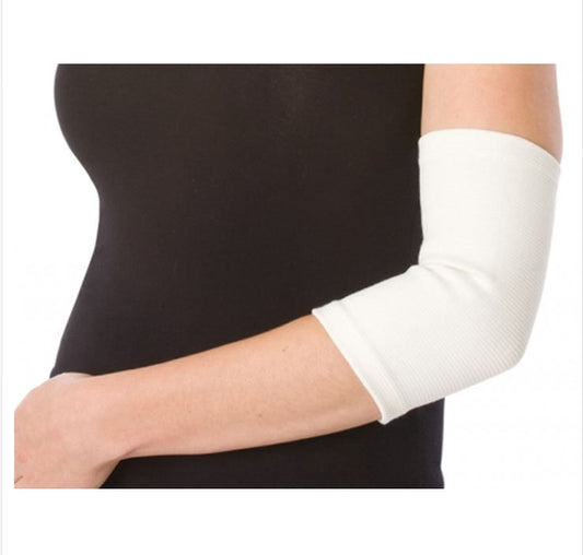 Elbow Support PROCARE Small Pull-On Sleeve Elbow 8 to 9 Inch Forearm Circumference White,  Packaging Type- Each