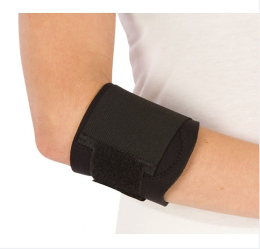 Elbow Support PROCARE Small Contact Closure Tennis Left or Right Elbow 6 to 8 Inch Circumference Black, Packaging Type- Each