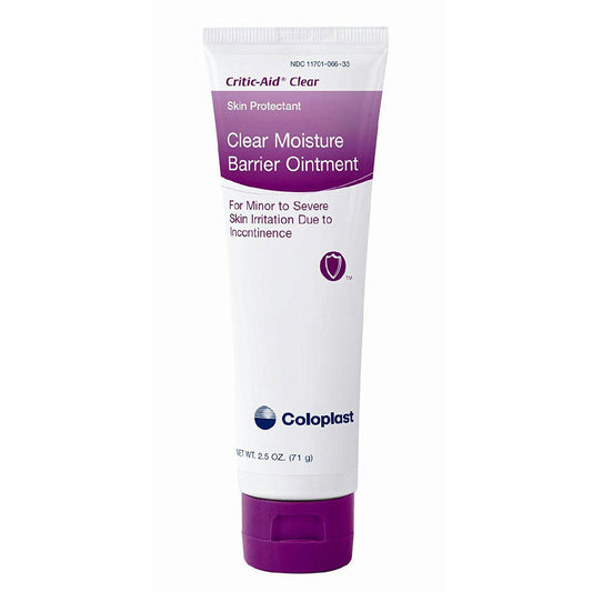 Skin Protectant Critic-Aid Clear 2.5 oz. Tube Scented Ointment CHG Compatible, Packaging Type- Each