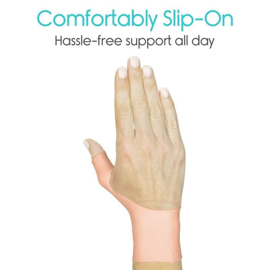 Gel Thumb Support - White - thumb-brace