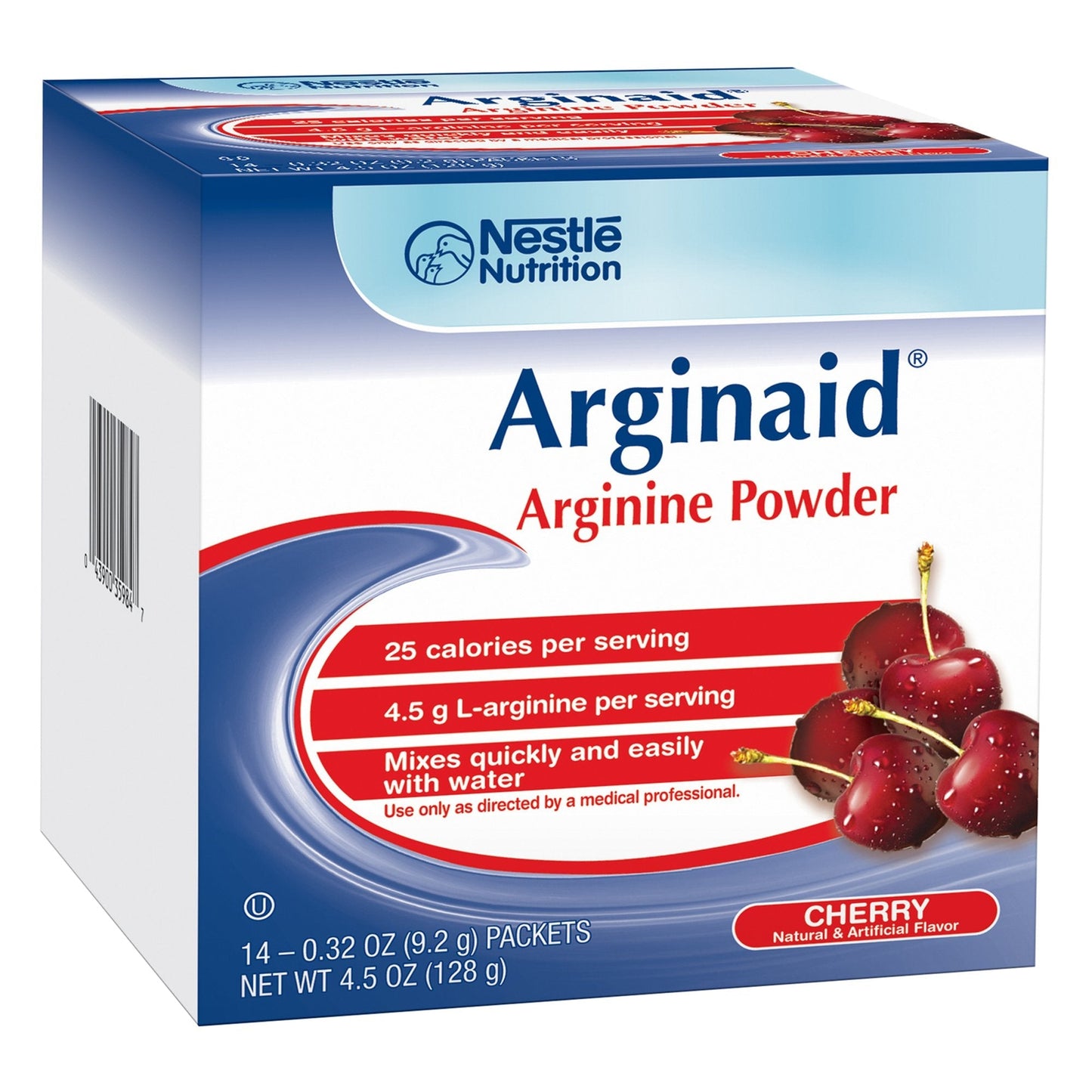 Oral Supplement Arginaid Cherry Flavor Powder 0.32 oz. Individual Packet, Packaging Type- Box