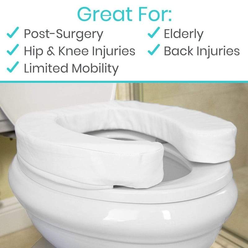 Toilet Seat Cushion - 2" Black - toilet-seat-cushion