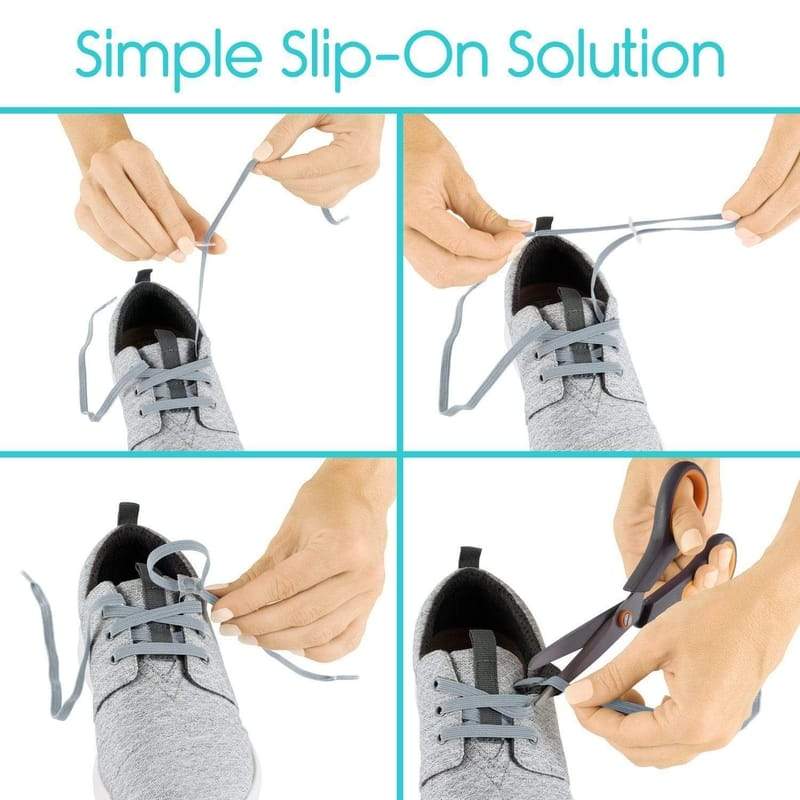 Elastic Shoe Laces - Pink - no-tie-shoelaces