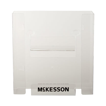 Glove Box Holder McKesson Horizontal or Vertical Mounted 2-Box Capacity Clear 4 X 10 X 10-3/4 Inch Plastic, Packaging Type- Each