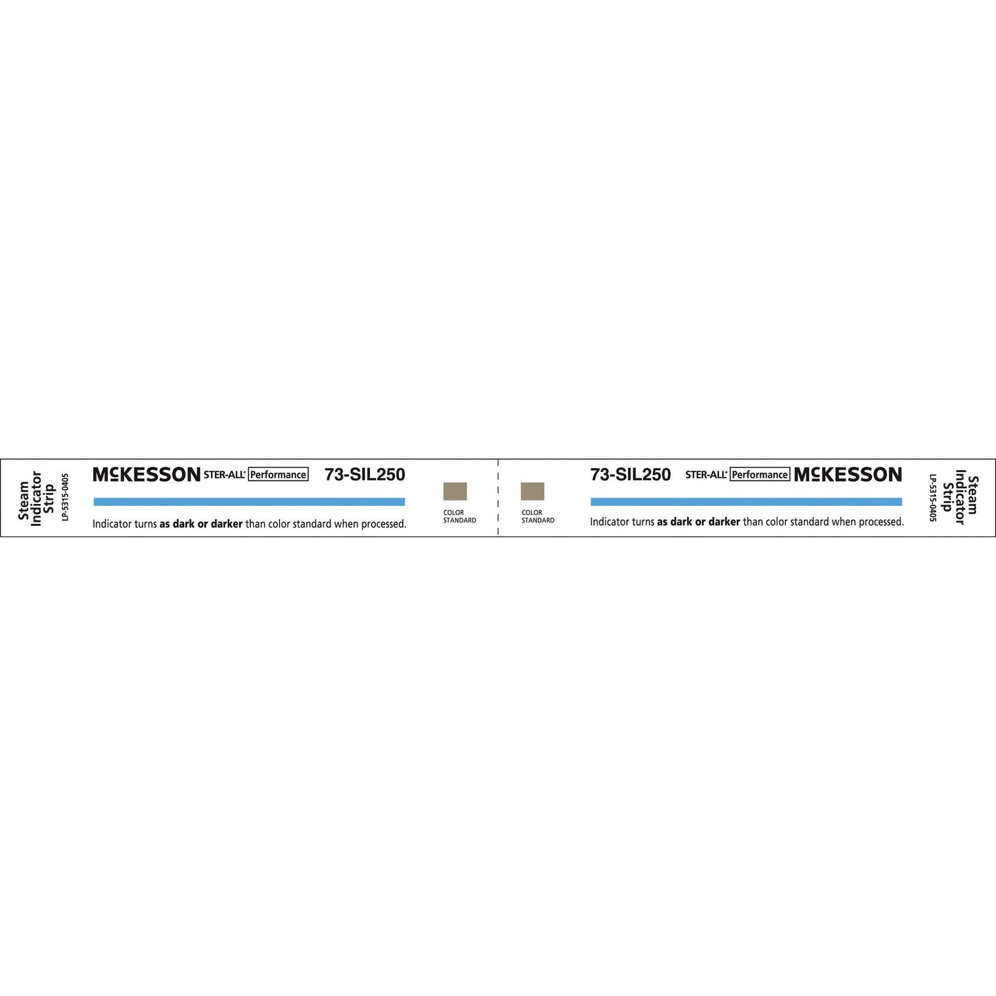 McKesson Sterilization Chemical Indicator Strip Steam 8 Inch, Packaging Type- Box