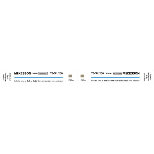 McKesson Sterilization Chemical Indicator Strip Steam 8 Inch, Packaging Type- Box