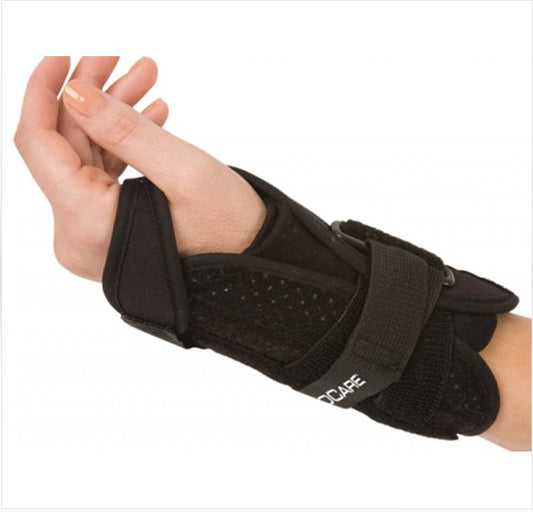 Wrist Brace ProCare Quick-Fit Felt / Nylon Right Hand Black One Size Fits Most, Packaging Type- Each