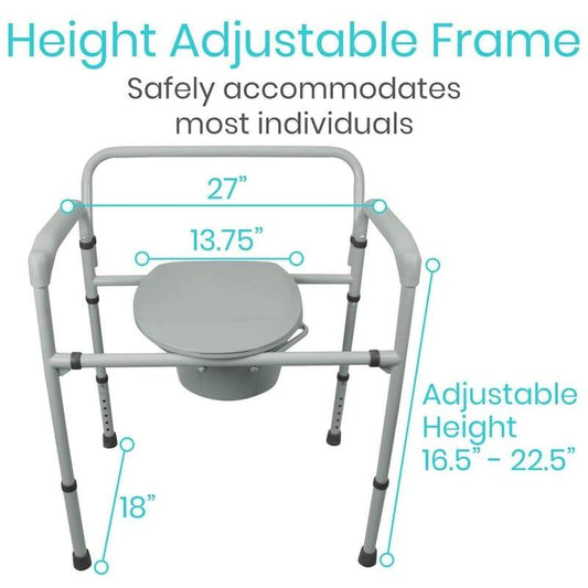 Bariatric Commode - bedside-commode