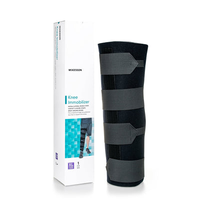 Knee Immobilizer McKesson X-Large Up to 36 Inch Thigh Circumference 20 Inch Length Left or Right Knee, Packaging Type- Each