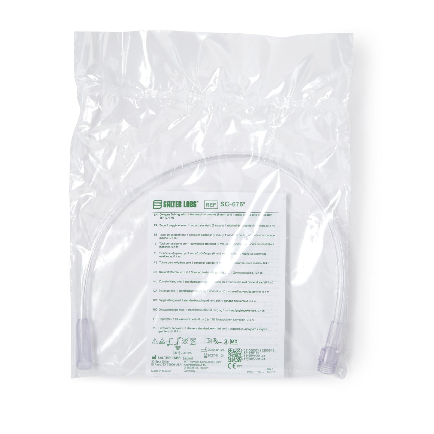 Concentrator-Humidifier-Adapter-Tubing-Salter-Labs,  Packaging Type- Each