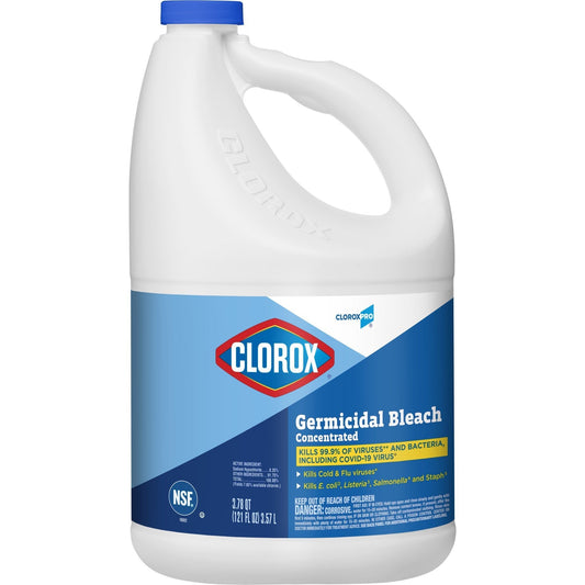 CloroxPro Clorox Bleach Germicidal Manual Pour Liquid Concentrate 121 oz. Jug Chlorine Scent NonSterile,  Packaging Type- Each