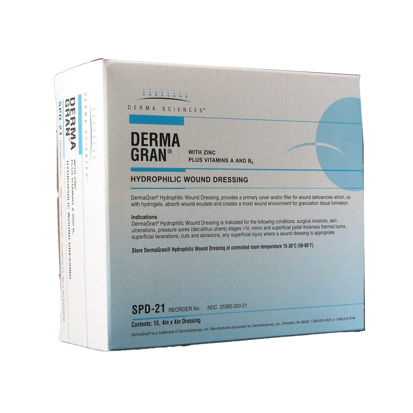 Zinc Impregnated Dressing Dermagran B Square 4 X 4 Inch Sterile,  Packaging Type- Each