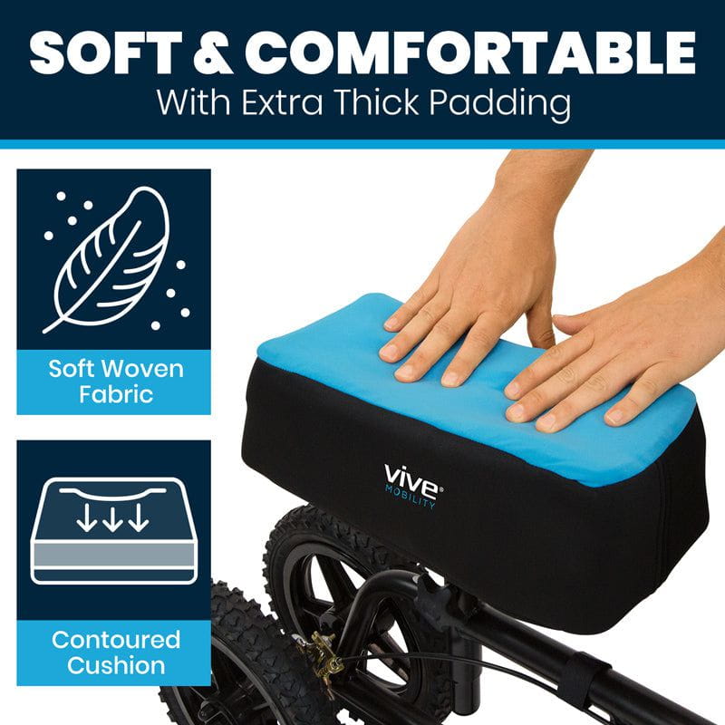 Foam Knee Walker Pad with Comfort Gel - foam-knee-walker-pad-with-comfort-gel