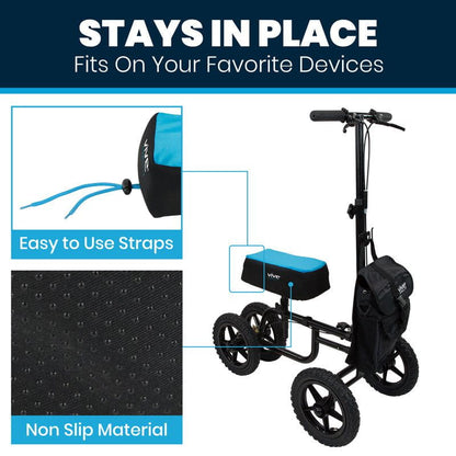 Foam Knee Walker Pad with Comfort Gel - foam-knee-walker-pad-with-comfort-gel