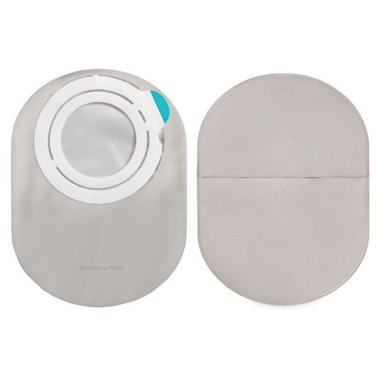 Ostomy Pouch SenSura Mio Flex Two-Piece System 8-1/4 Inch Length, Maxi Closed End