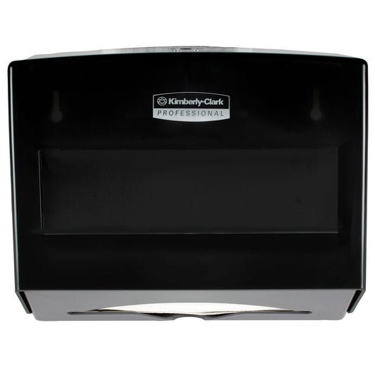 Paper Towel Dispenser K-C PROFESSIONAL SCOTTFOLD Smoke Plastic Manual Pull Wall Mount, Packaging Type- Case