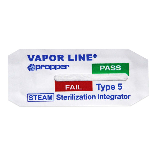 Vapor Line Sterilization Chemical Integrator Strip Steam 2 Inch, Packaging Type- Box
