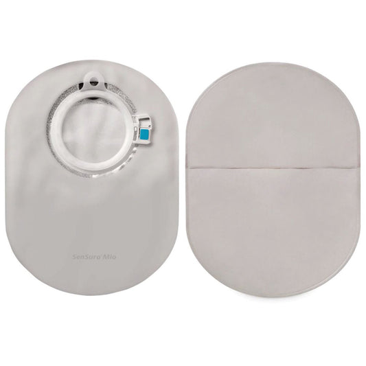 Ostomy Pouch SenSura Mio Two-Piece System 8-1/4 Inch, Maxi Length Flat 60 mm Stoma Closed End, Packaging Type- Box