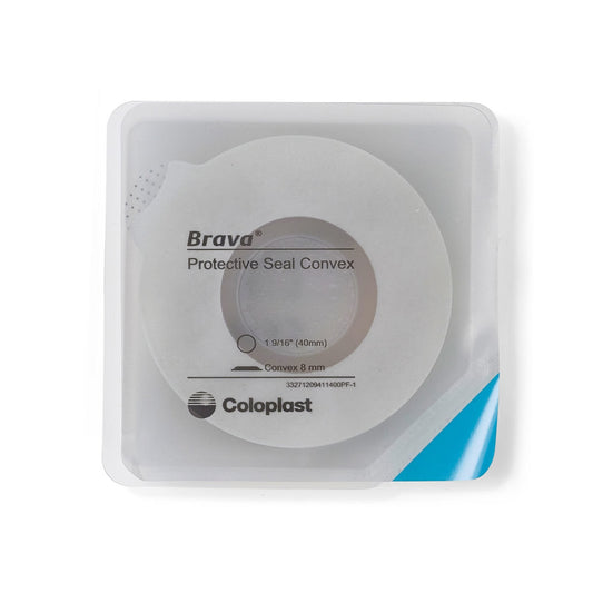 Ostomy Seal Brava Convex, Starter Hole 1-9/16 Inch (40mm),  Packaging Type- Box