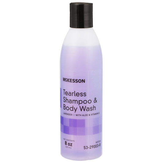 Tearless Shampoo and Body Wash McKesson 8 oz. Flip Top Bottle Lavender Scent, Packaging Type- Each