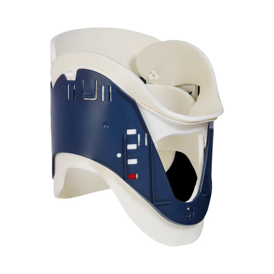 Extrication Cervical Collar Ossur Patriot Preformed Adult One Size Fits Most One-Piece / Trachea Opening Adjustable Height 11 to 23 Inch Neck Circumference, Packaging Type- Each
