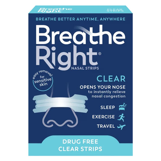 Allergy Relief Breathe Right Nasal Strip 30 per Box,  Packaging Type- Box