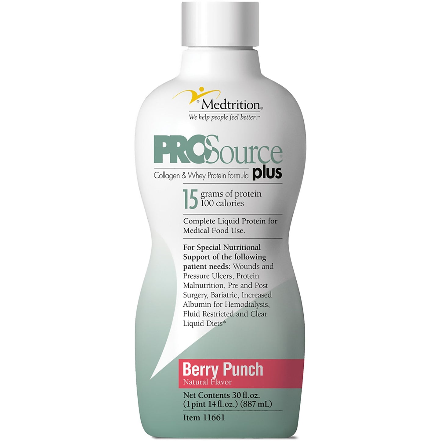 Oral Supplement ProSource Plus Berry Punch Flavor Liquid 30 oz. Bottle, Packaging Type- Each