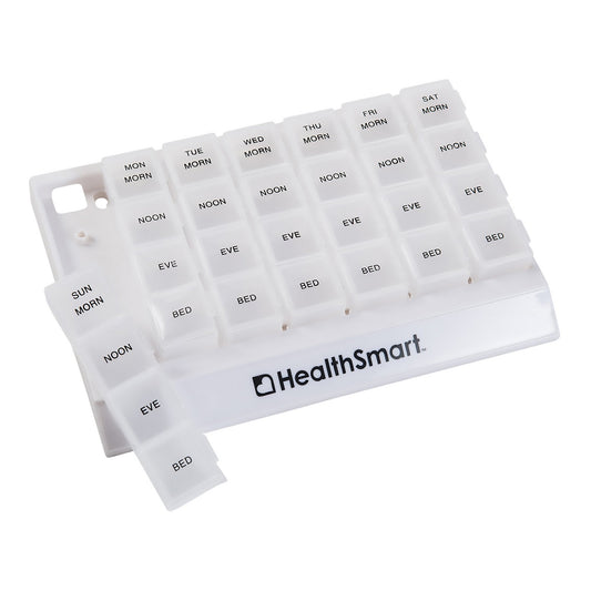Pill Organizer HealthSmart Large 7 Day 4 Dose