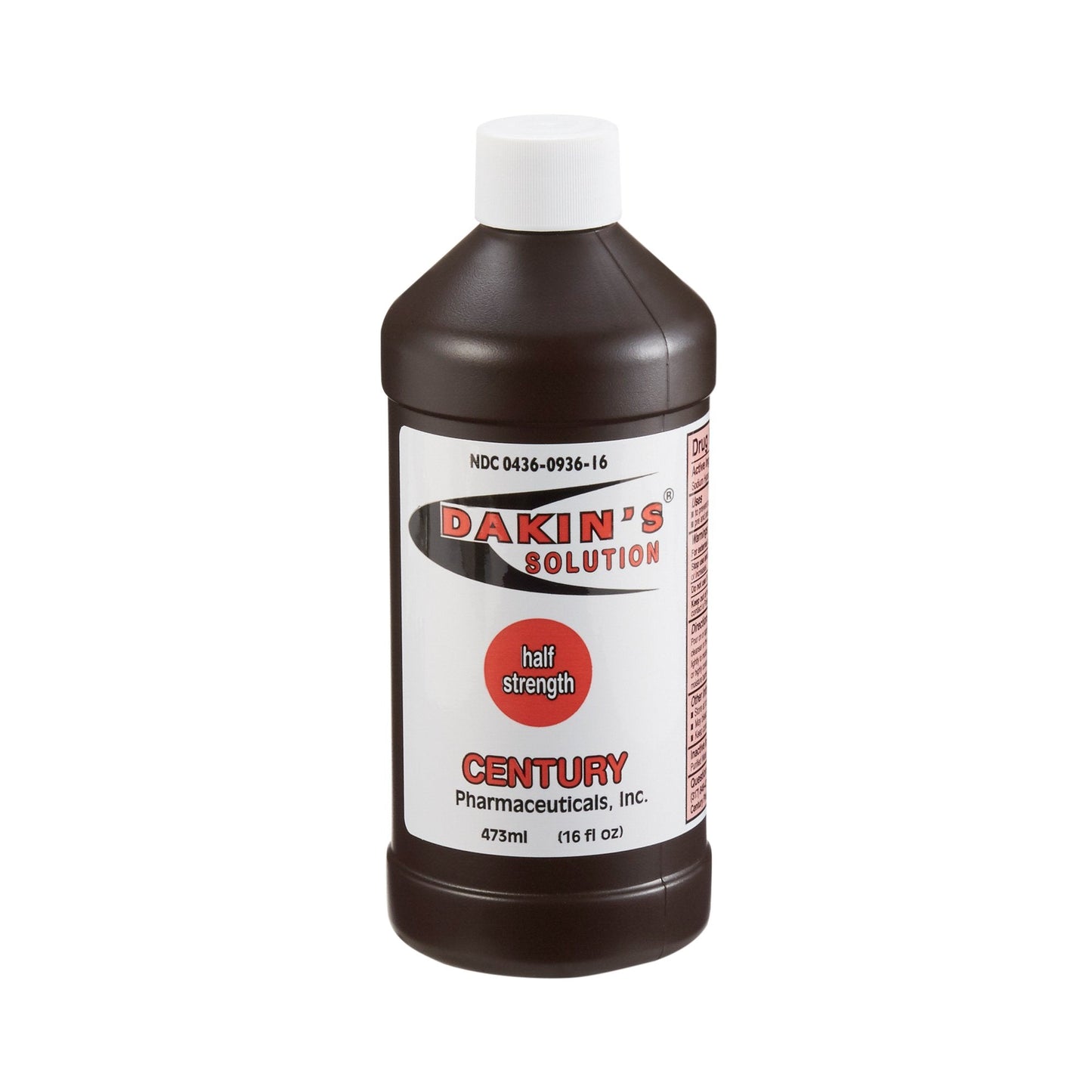 Wound Cleanser Dakin's Solution Half Strength 16 oz. Twist Cap Bottle NonSterile Antimicrobial, Packaging Type- Each