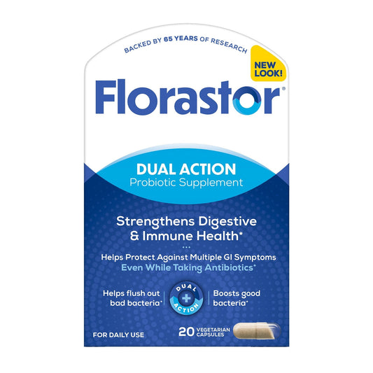 Probiotic Dietary Supplement Florastor 20 per Box Capsule,  Packaging Type- Box