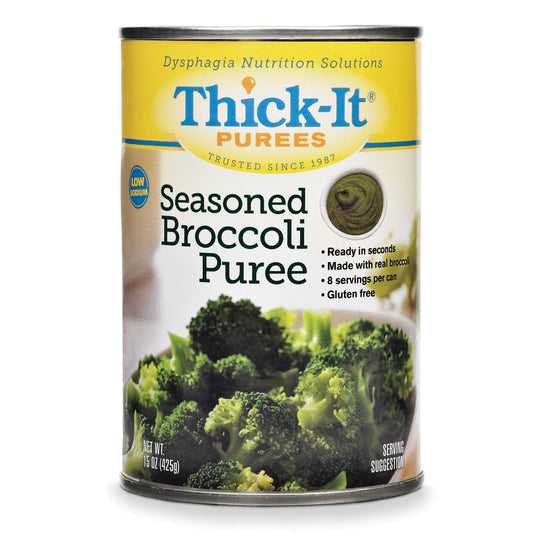 Thickened Food Thick-It 15 oz. Can Broccoli Flavor Puree IDDSI Level 4 Extremely Thick/Pureed,  Packaging Type- Each