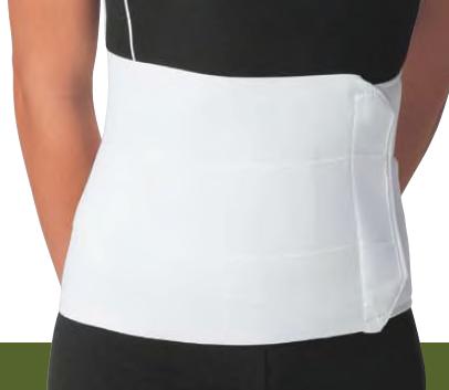 Abdominal Binder ProCare Premium 3X-Large Hook and Loop Closure 82 to 100 Inch Waist Circumference 9 Inch Height Adult, Packaging Type- Each