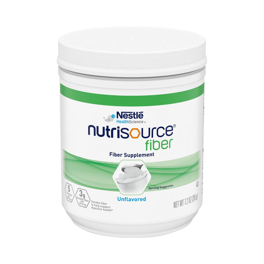 Oral Supplement Nutrisource Fiber Unflavored Powder 7.2 oz. Canister, Packaging Type- Each