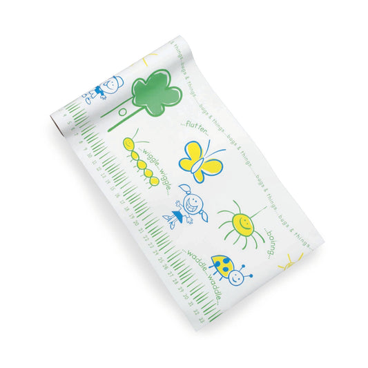 Table Paper McKesson 18 Inch Width 225 Foot Length Print (Bugs and Things) Smooth, Packaging Type- Case