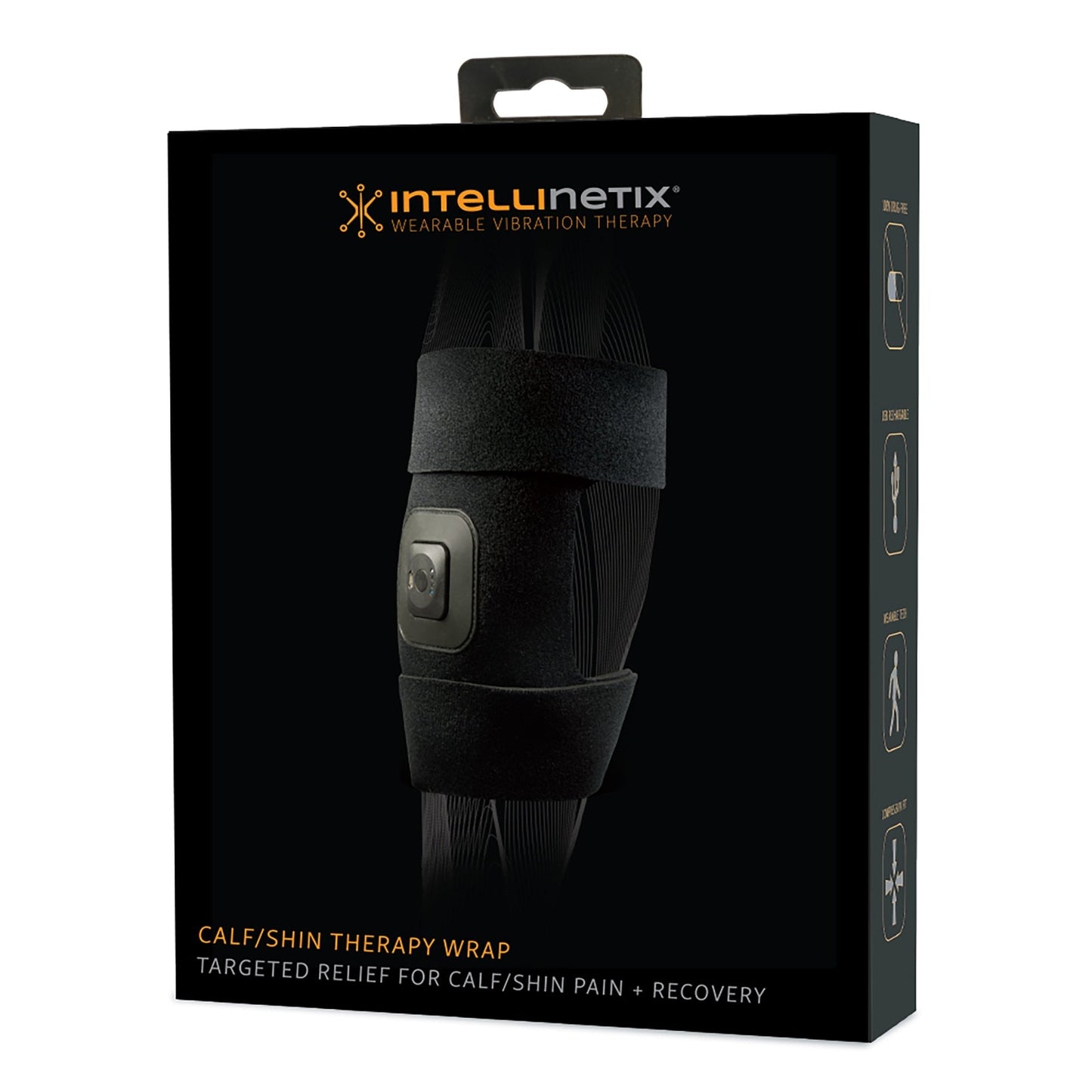 Vibration Therapy Wrap Intellinetix Calf / Shin One Size Fits Most, Packaging Type- Each