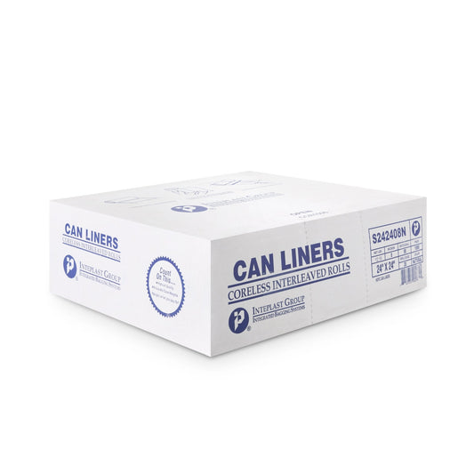 Trash Bag McKesson 10 gal. Clear HDPE 8 Mic. 24 X 24 Inch Star Seal Bottom Coreless Roll, Packaging Type- Case