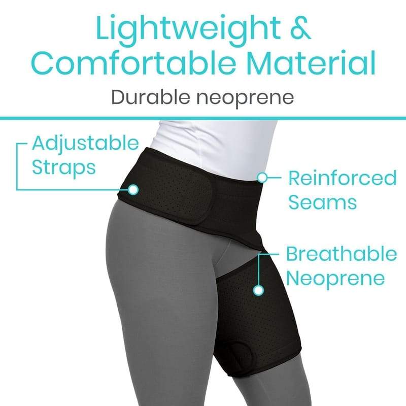 Groin Brace - Gray - groin-support-brace
