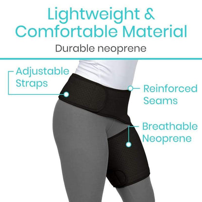 Groin Brace - Gray - groin-support-brace