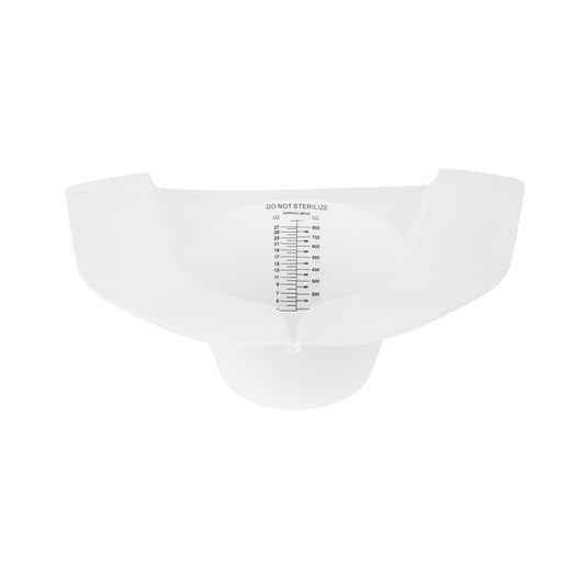Commode Specimen Collector McKesson 800 mL (27 oz.) Without Closure Unprinted NonSterile, Packaging Type- Pack