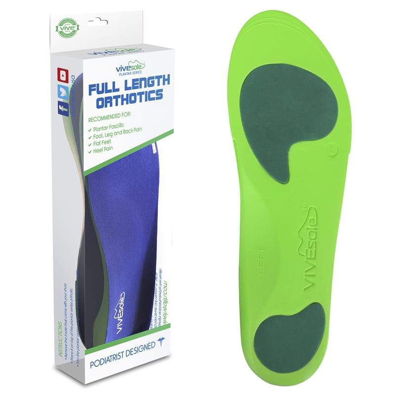 Plantar Series - Full Length - X-Small: Men's: 3.5 - 5, Women's: 4.5 - 6 - plantar-fasciitis-insoles