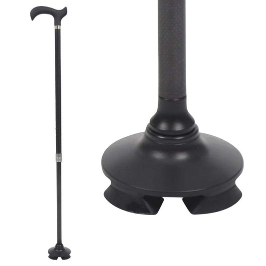 Carbon Fiber Standing Cane - Black - carbon-fiber-standing-cane