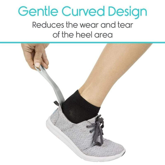 7.5" Metal Shoe Horn - shoe-horn-metal
