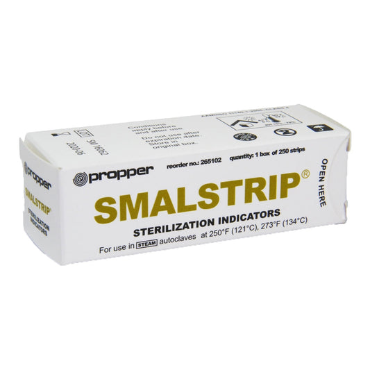 Smalstrip Sterilization Chemical Indicator Strip Steam 4 Inch,  Packaging Type- Box