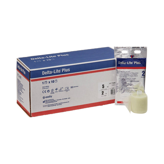 Cast Tape Delta-Lite Plus 2 Inch X 12 Foot Fiberglass / Resin White, Packaging Type- Box