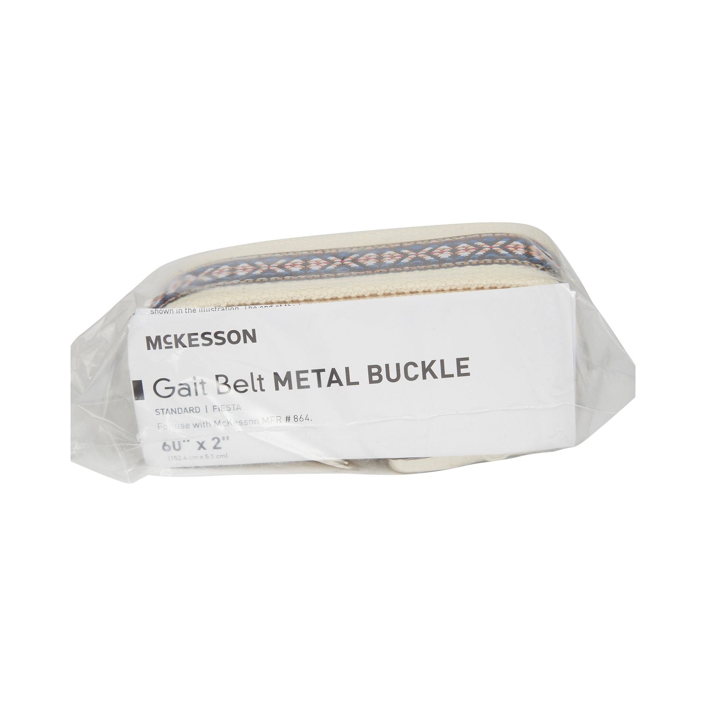 Gait Belt McKesson 60 Inch Length Fiesta Design, Packaging Type- Each