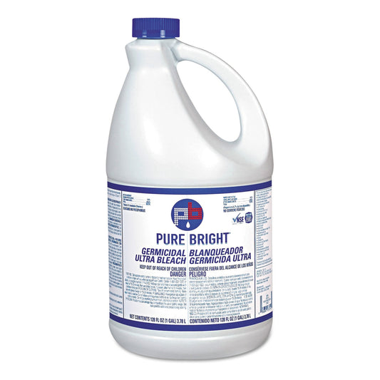 Pure Bright Bleach Germicidal Manual Pour Liquid 1 gal. Jug Chlorine Scent NonSterile, Packaging Type- Each